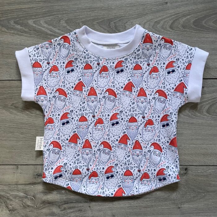 Santa Faces Dolman Tee