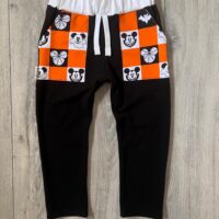 Halloween Checkers Hippie Pants